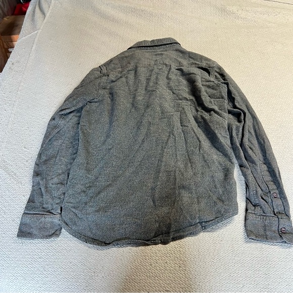 RVCA Men’s Blue Grey Casual Button Down Shirt Size Small EUC - Picture 5 of 6